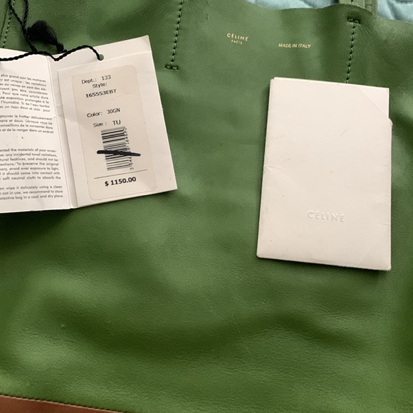 Celine gorgeous leather tote with original tags - Picture 5 of 5